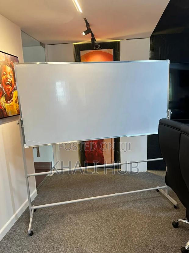 Durable Whiteboard Whiteboard With Stand 6ftx3ft - main view