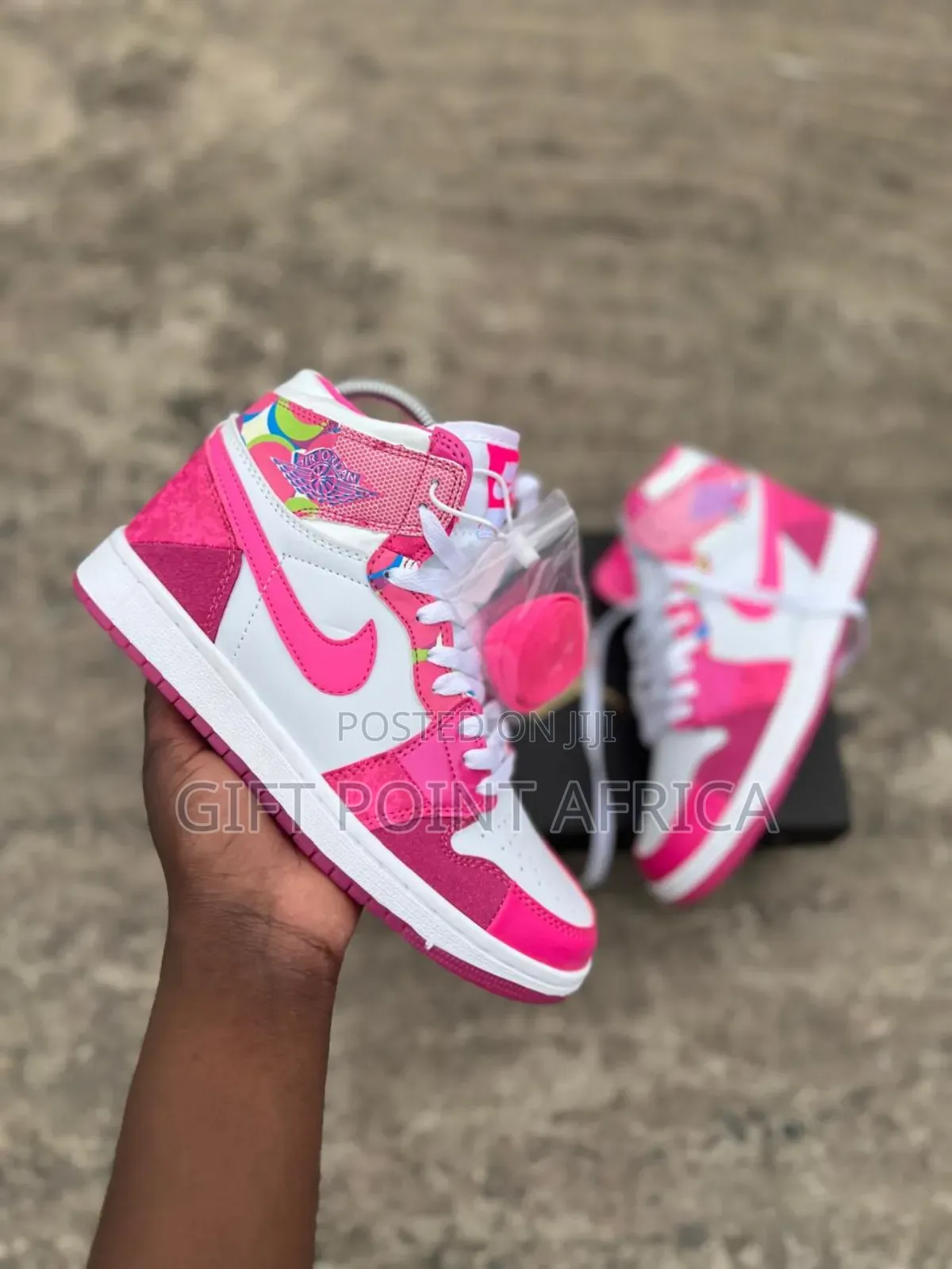 Nike Air Jordan 1 Hyperpink* Ladies Sneakers