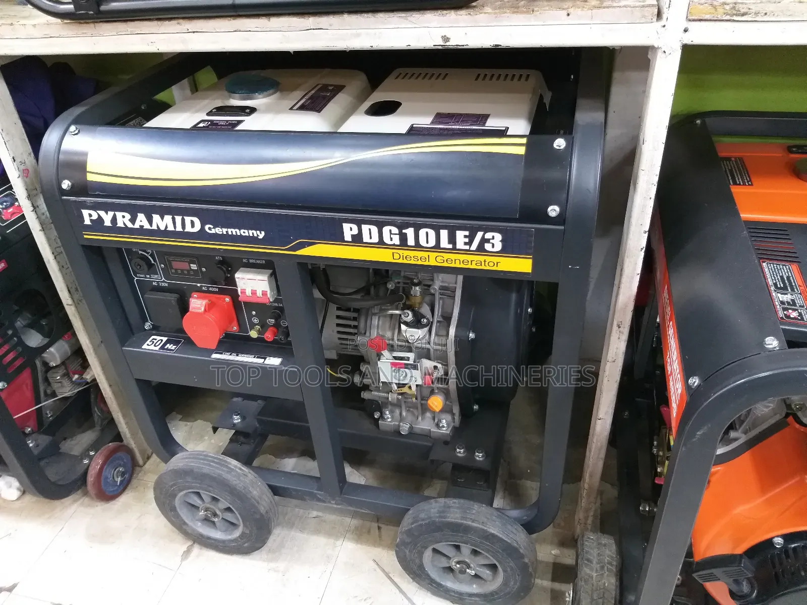 Pyramid Germany 10kva 3 Phase Open DIESEL Generator