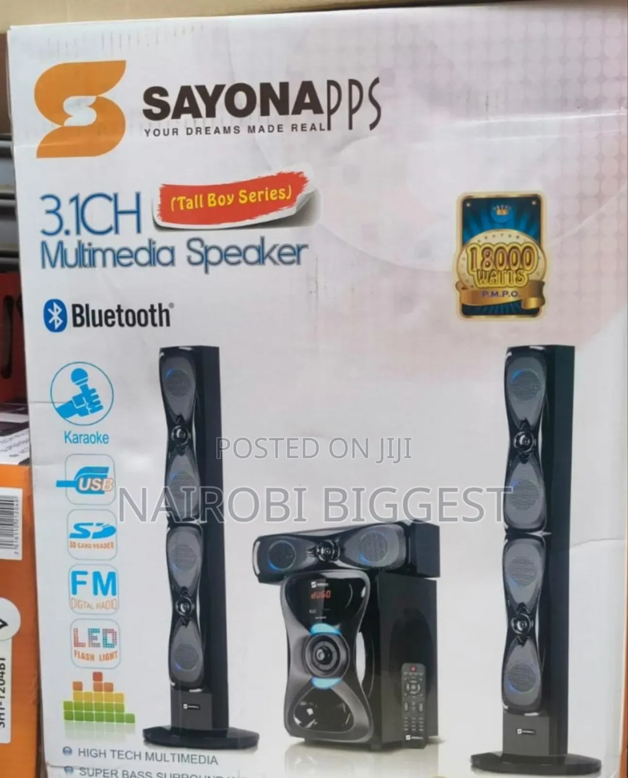 Sayona 1204BT 3.1 Powerful Home Theatre System