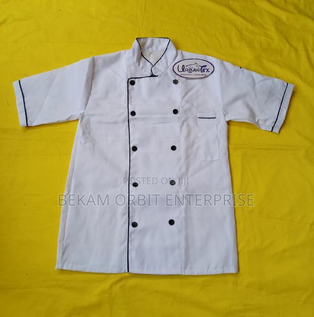 Custom Short Sleeved Chef Jacket - main view