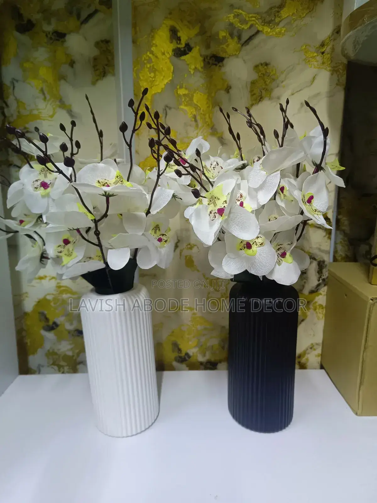 Unbreakable Vases With Flowers in Black and White