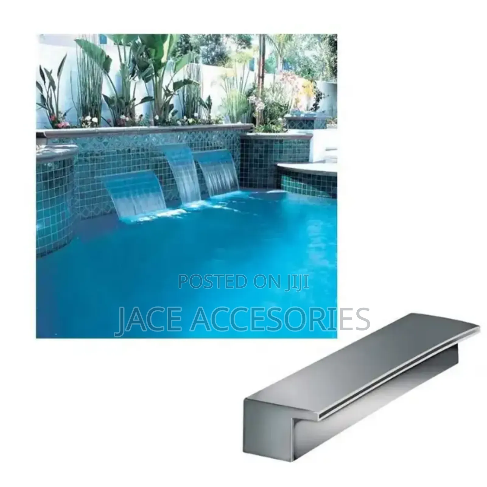 High Quality Wall Waterfall Waterblade With Led