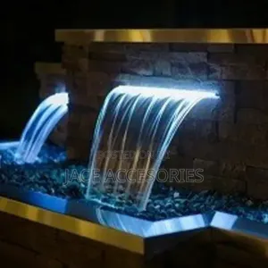 High Quality Wall Waterfall Waterblade With Led
