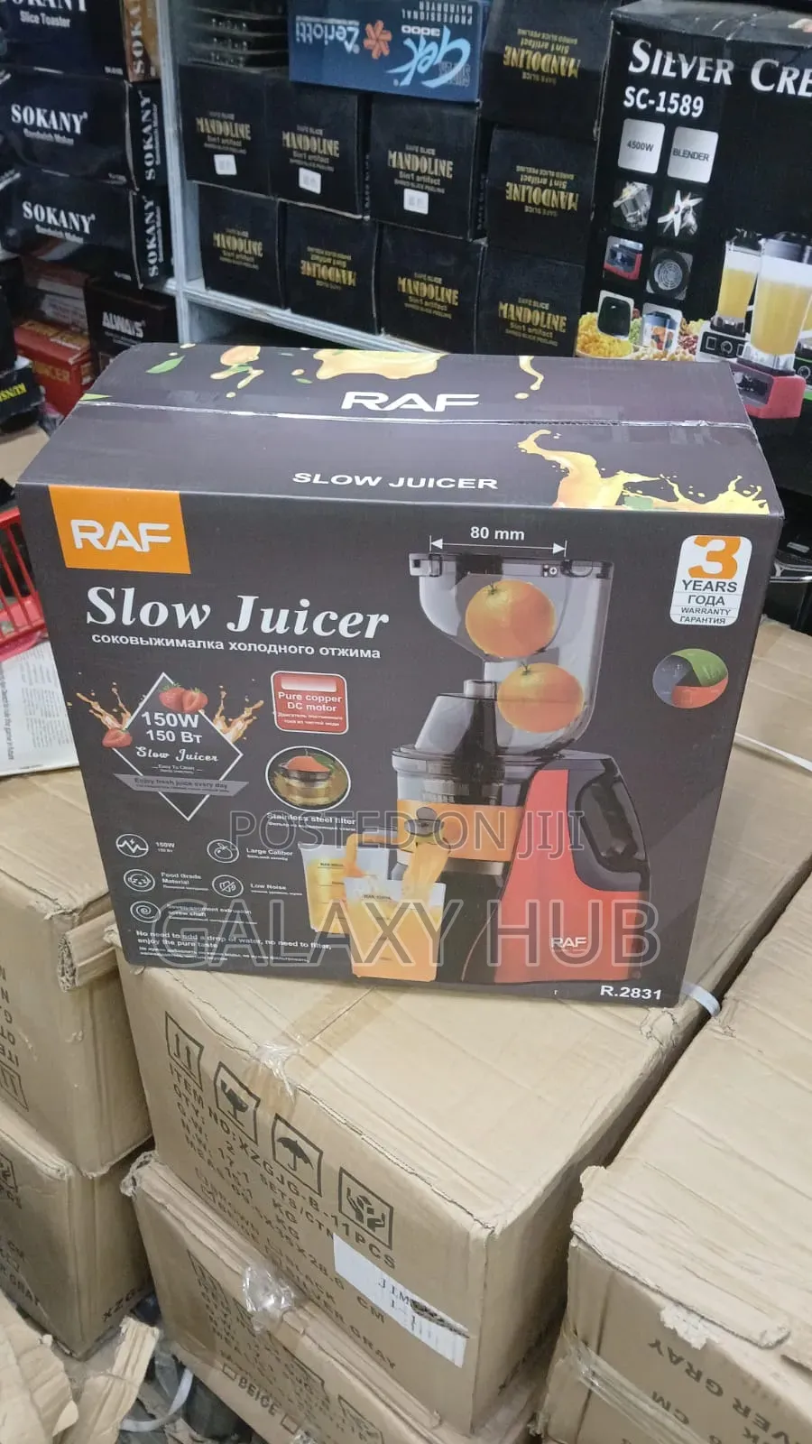 Raf 150w Multifunction Slow Juicer Machine