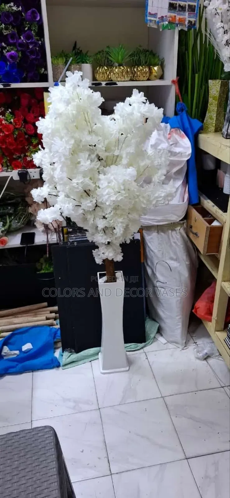 Blossom White Tree Saloon Decor