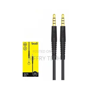 Budi DC150AUX12B Metal Aux Cable 3.5mm Cable