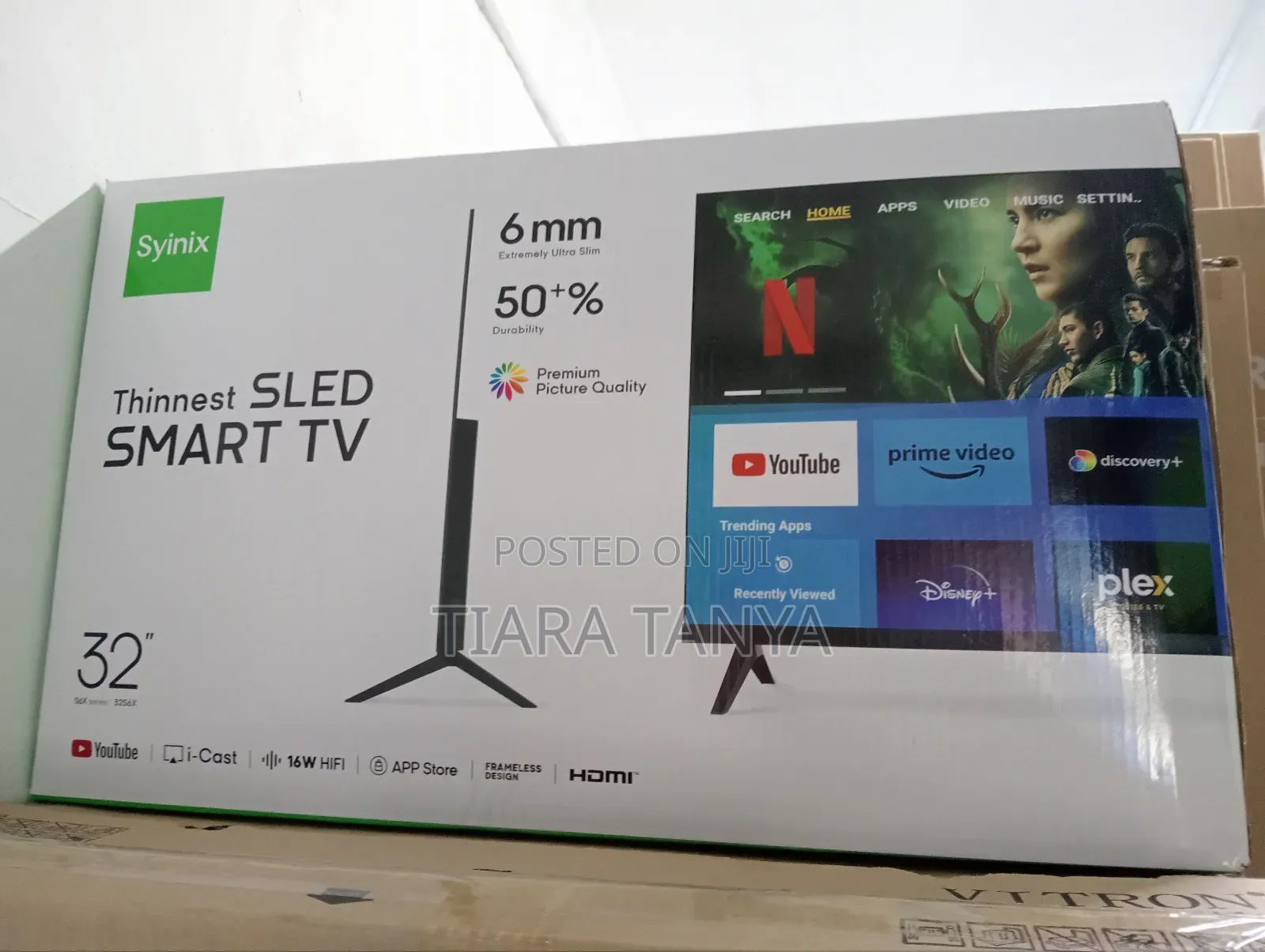 Syinix 32 Inch Smart Slim Tv