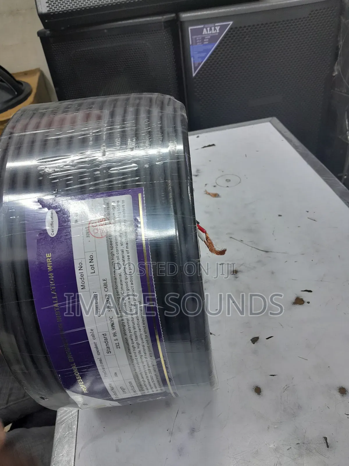 Speaker Cable Copper 2.5mm, 100 Meters 2core