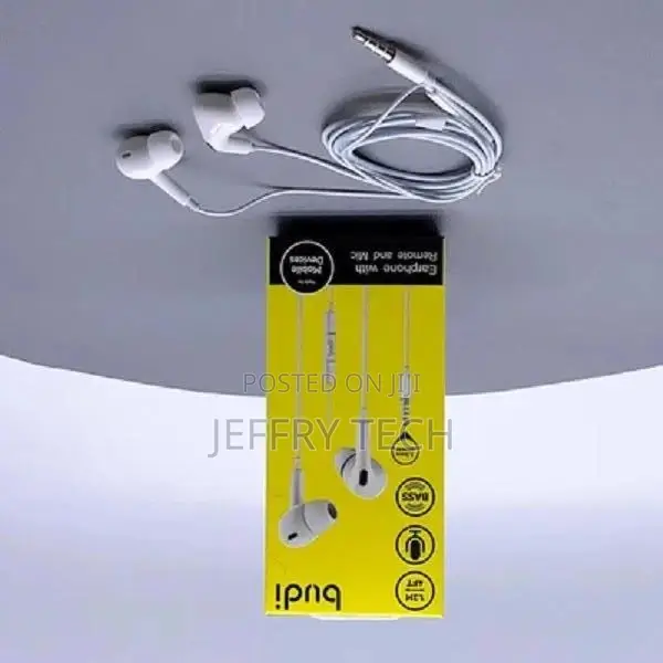 Budi Earphone - Remote and Mic , Handsfree , 3.5MM Plug