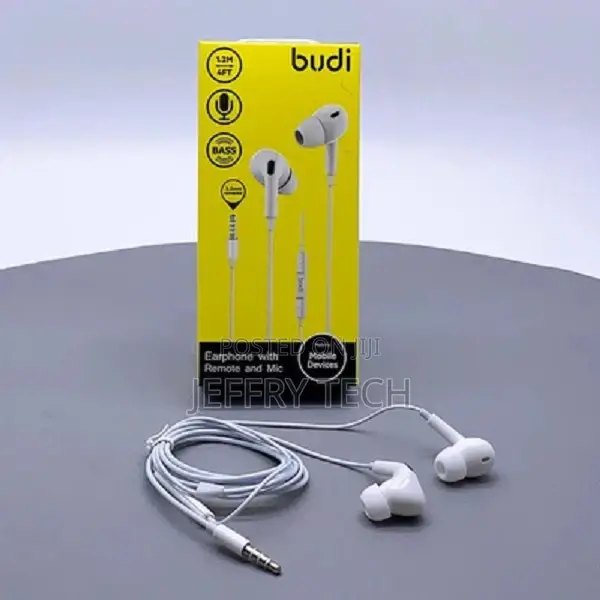 Budi Earphone - Remote and Mic , Handsfree , 3.5MM Plug