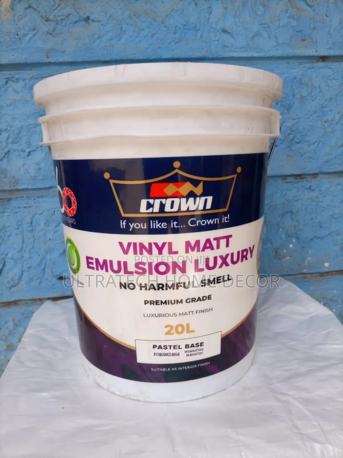 Vinylmatt, White 20ltrs