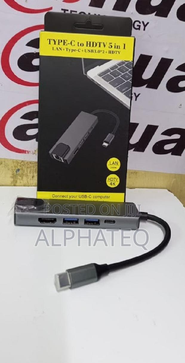 Type C to Hdmi 5 in 1 USB,HDMI,ETHERNET - main view