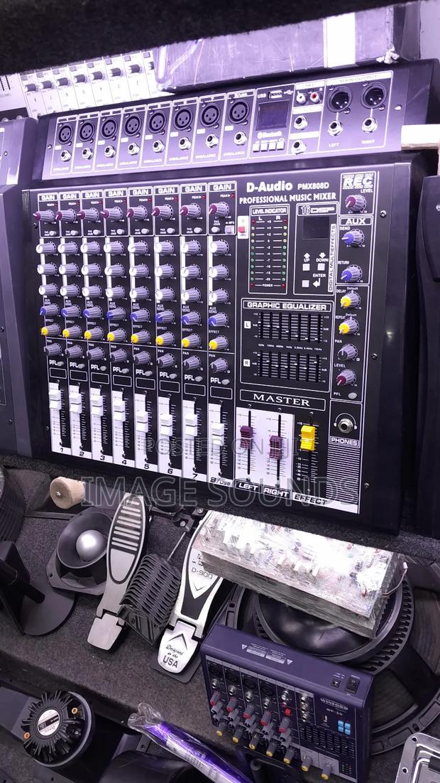 D-Audio Professional Mixer Console Mixture 8 Channel Powerd - main view