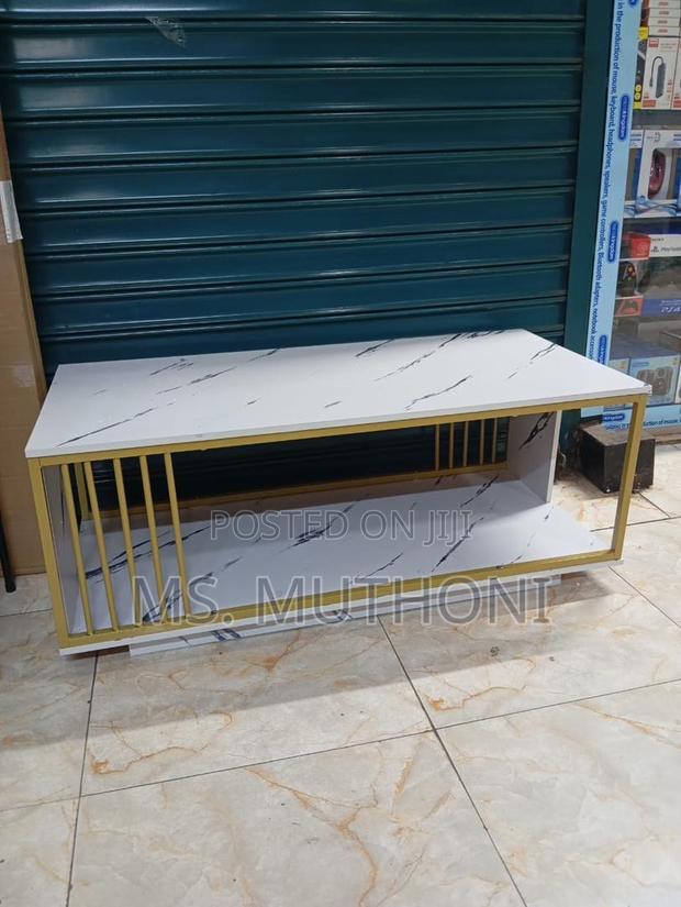 Modern Marble Textured Coffee Table - main view