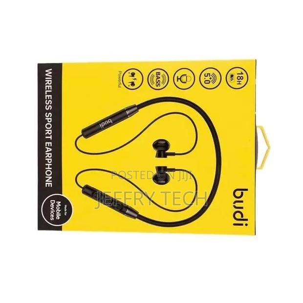 Budi Wireless Sport Earphone 18H - Black
