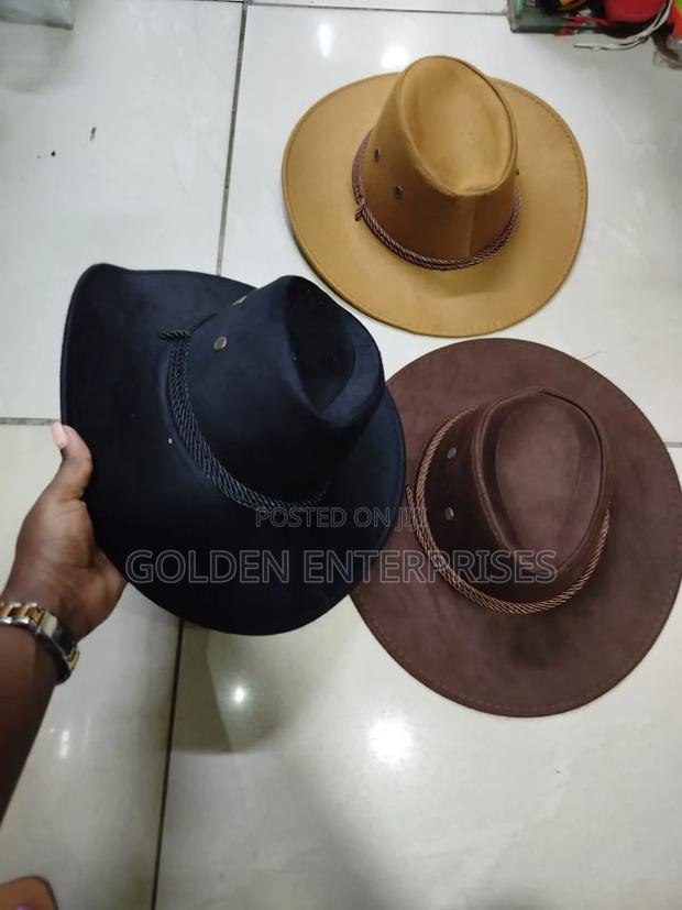 Black Cowboy/Godpapa Hat - main view