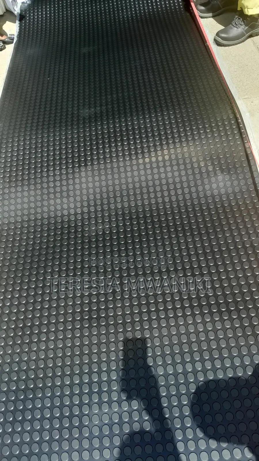 Anti Slip 3mm Black (Coin Stud Mat for Garage)