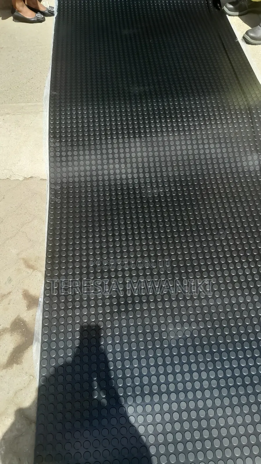 Anti Slip 3mm Black (Coin Stud Mat for Garage)