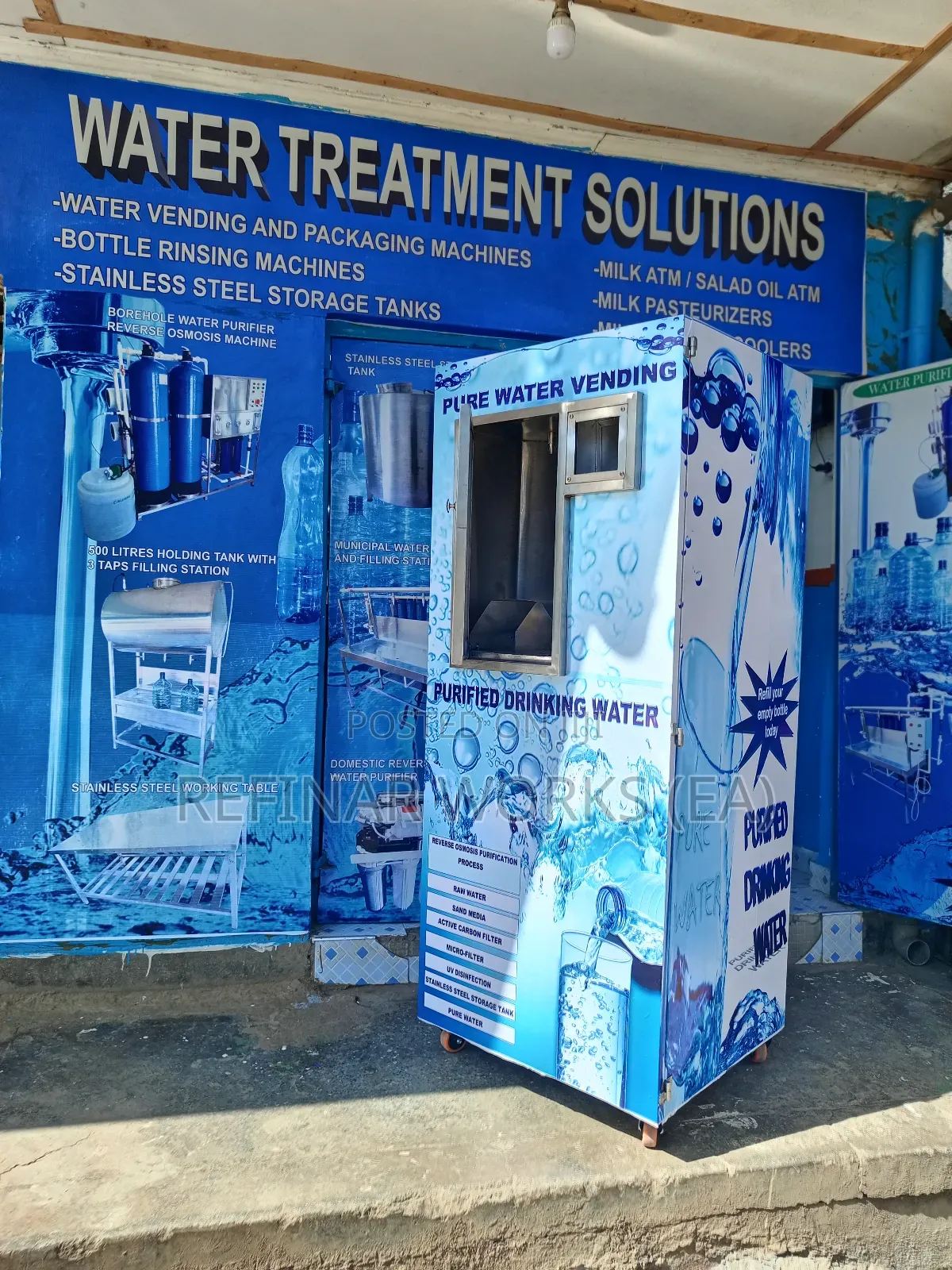 Pure Water Vending Machine - Water Dispenser