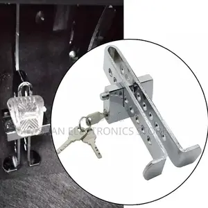 Adjustable 8 Holes Anth-theft Car Security Device Pedal Loc
