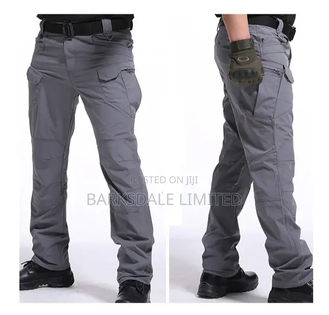 Tactical Combat Hiking Cargo Pants Waterproof Trouser