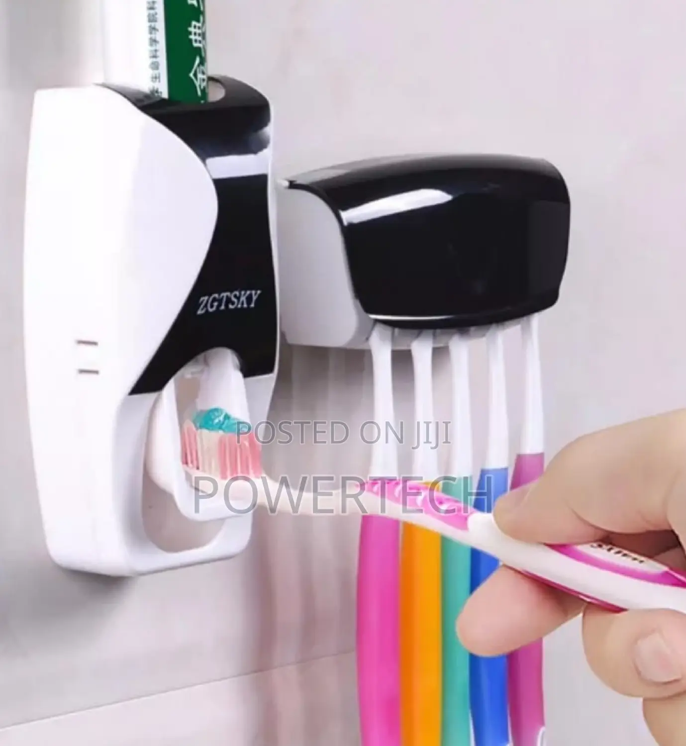 *Toothbrush Holder/ Toothpaste Dispenser