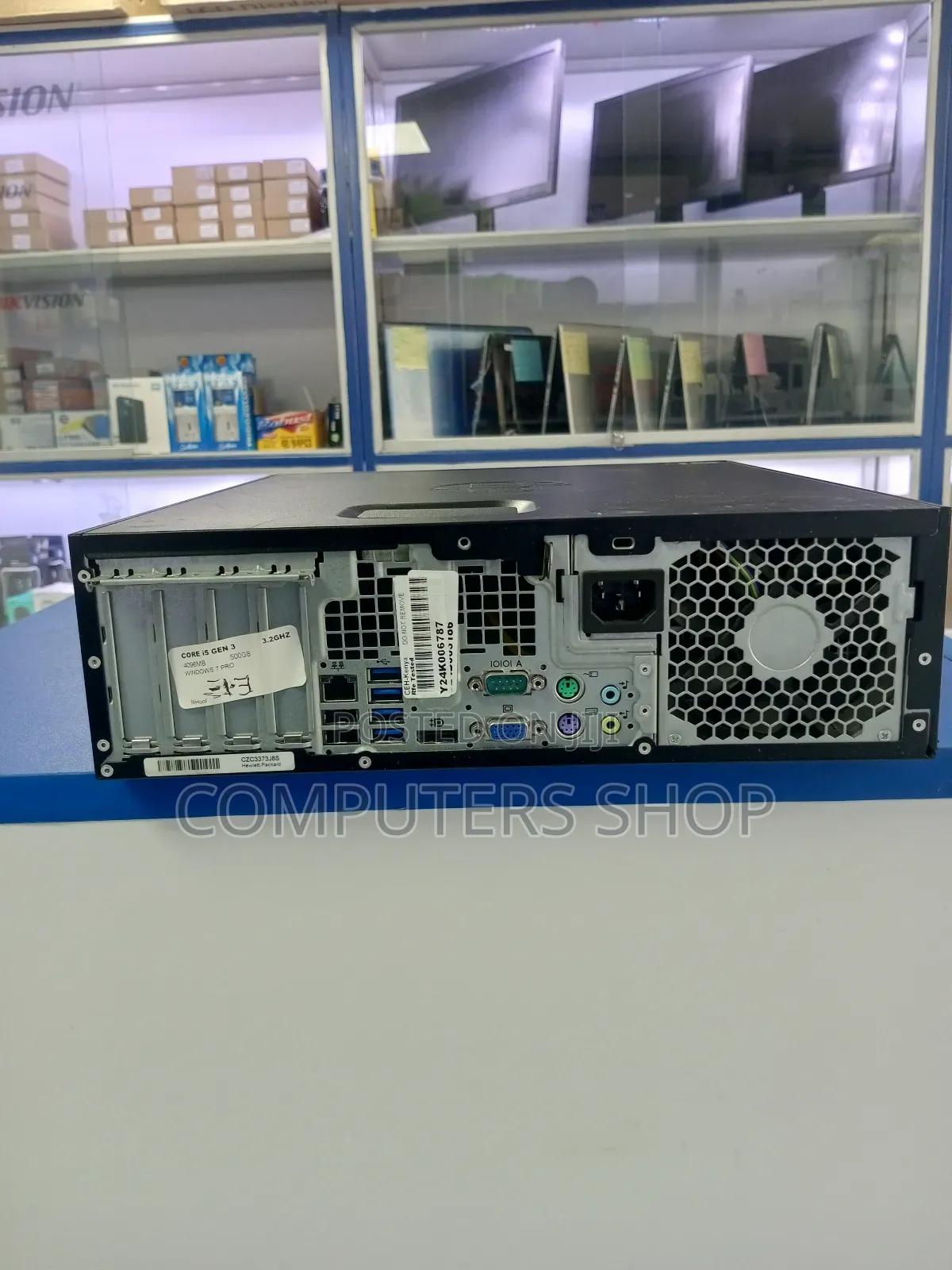 Desktop Computer HP EliteDesk 800 4GB Intel Core I5 HDD 500GB