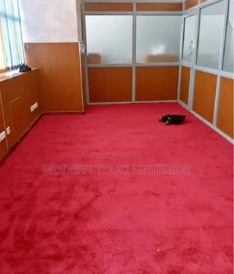 Red Wall to Wall Office Carpet