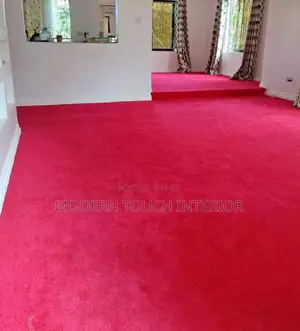 Red Wall to Wall Church Carpets