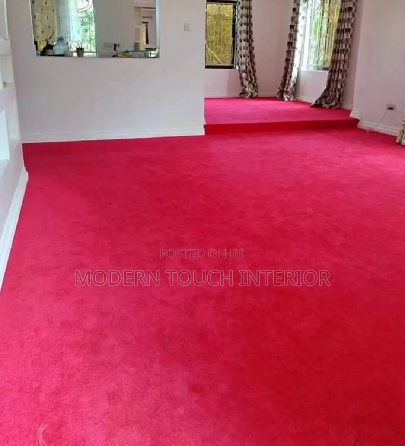 Red Wall to Wall Church Carpets