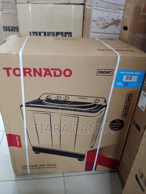 Tornado 10kg Semi Automatic Twin Tub Washing Machine - thumbnail 3