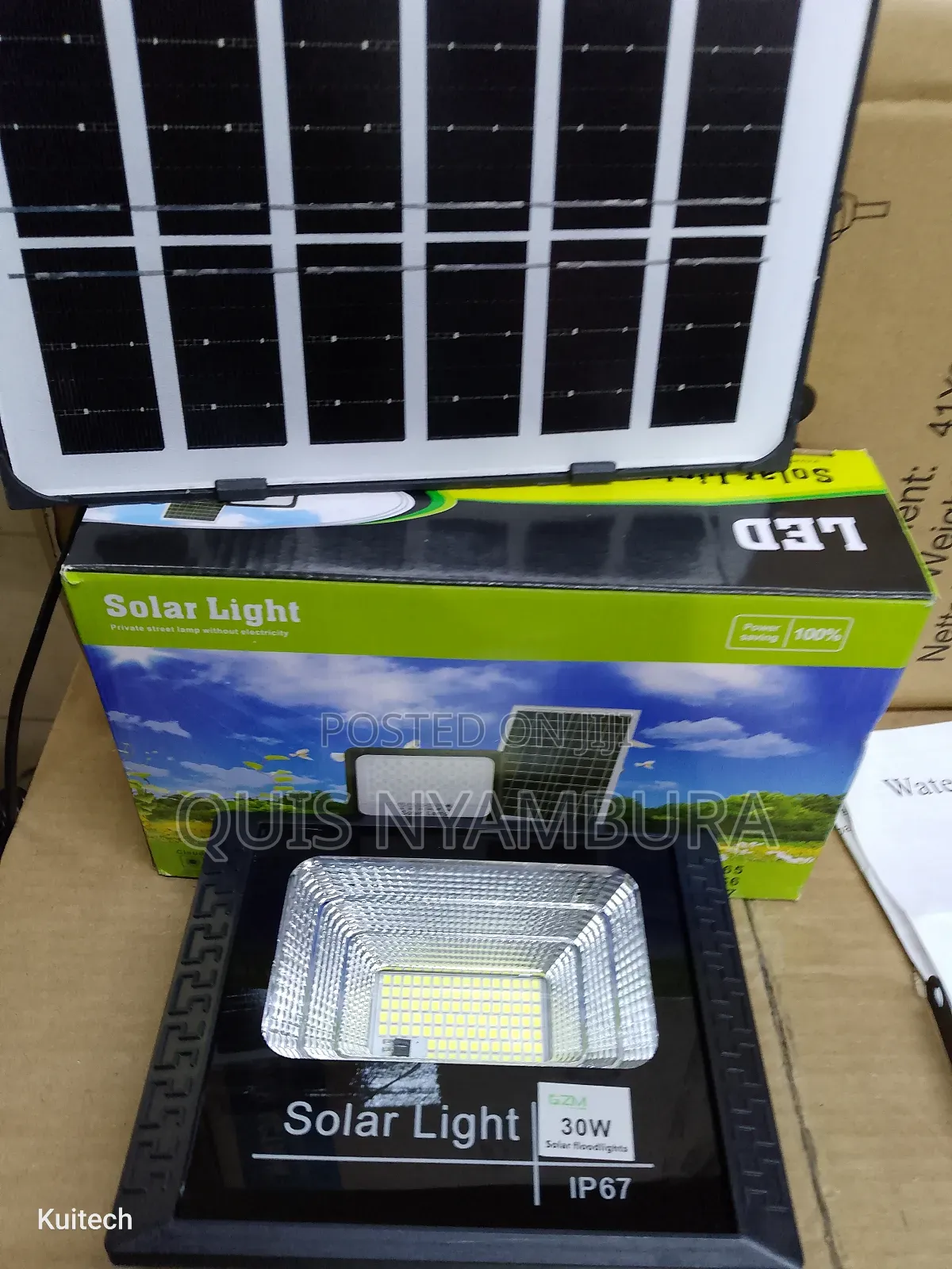 Solar Light, Emergency Flood Light 30w