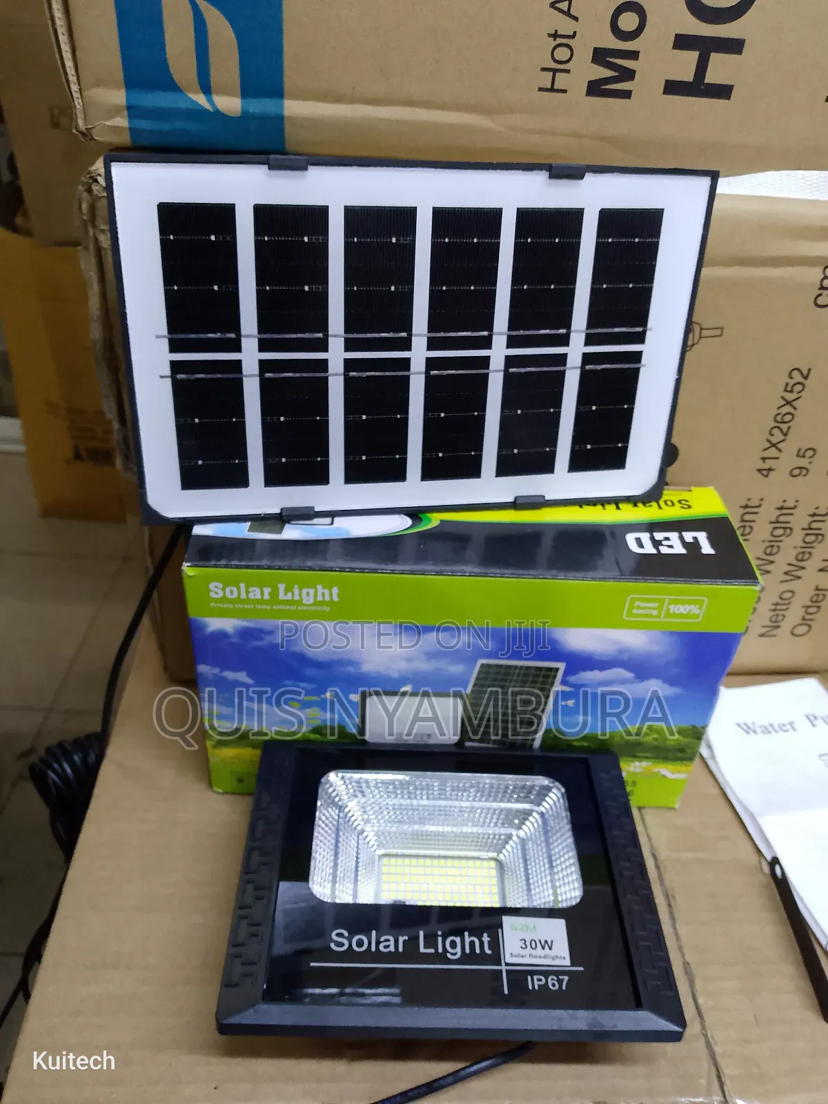 Solar Light, Emergency Flood Light 30w