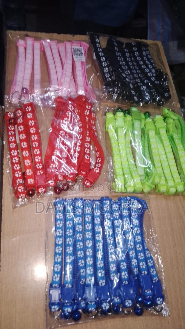 Cat Collar Adjustable Soft Paw Printed Nylon Custom Cat Col - main view