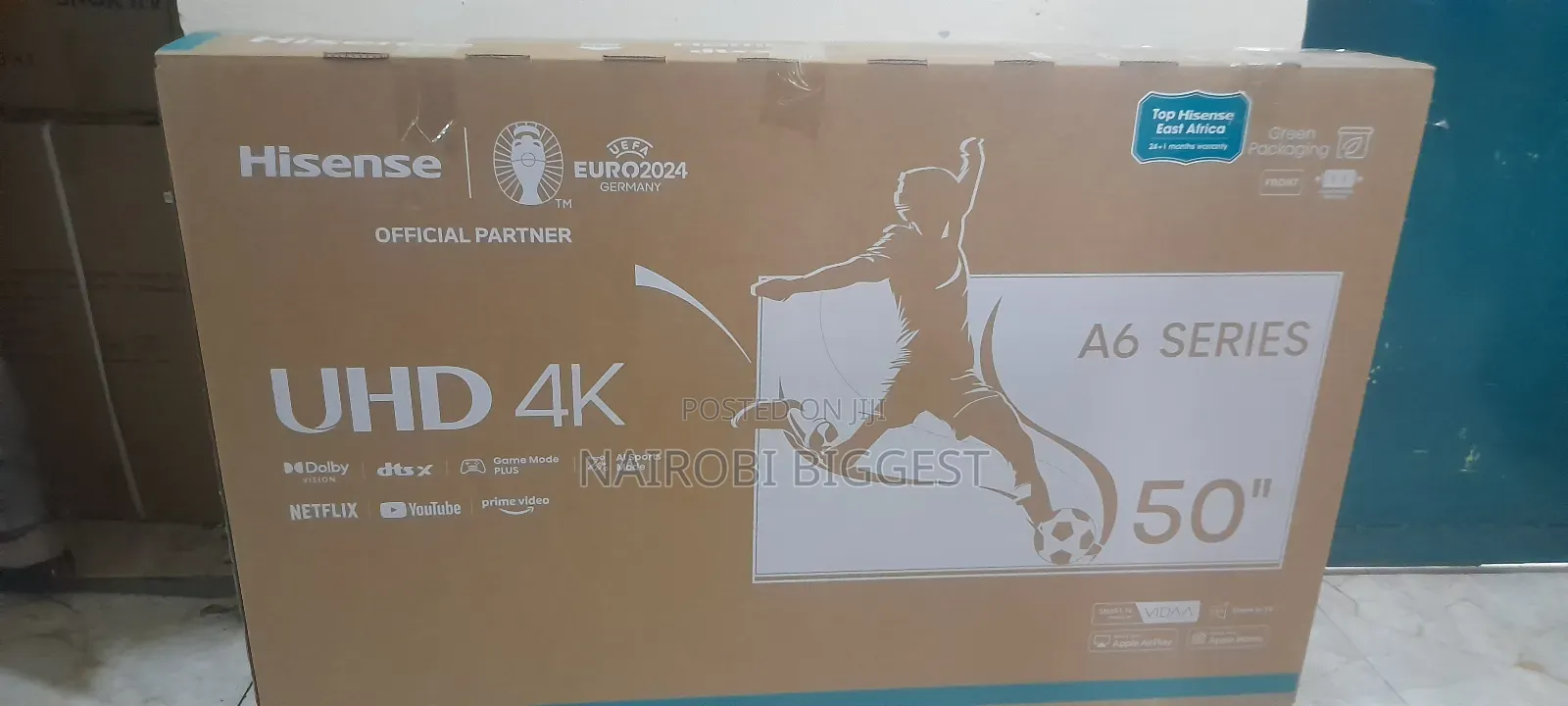 Hisense 50" Uhd Frameless Television