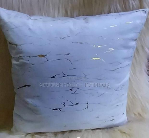White Gold Throw Pillow
