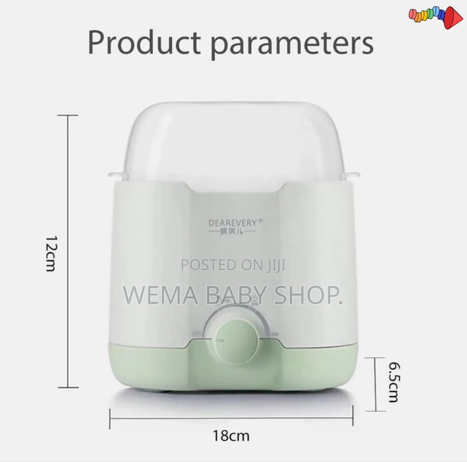 Multipurpose Electric Bottle Warmer/Steriliser