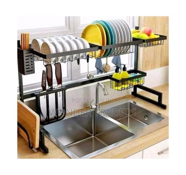 Over the Sink Dish Drainer Two Sink Drainer 85cm