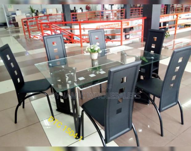 Glass Dinning Table 6 Seater Dinning Table - main view