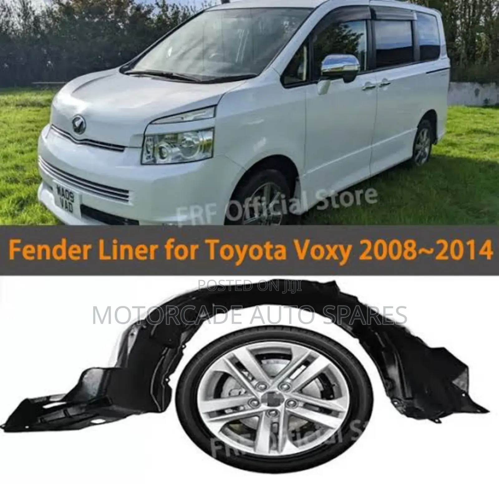 Toyota Noah Voxy 08/12 Front Bumper Stone Guards