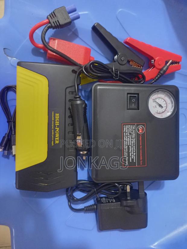 Car Jump Starter Power Plus Inflator Compressor - thumbnail 2