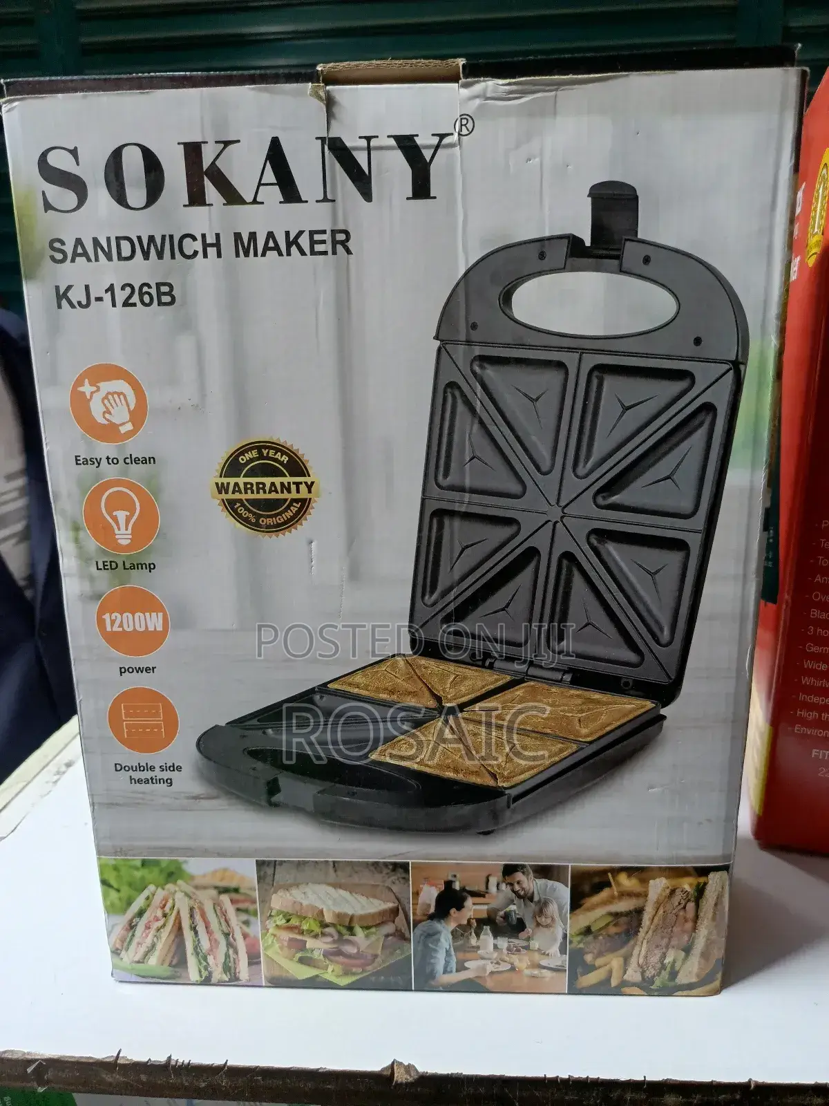 4 Slices Sandwich Maker Toaster