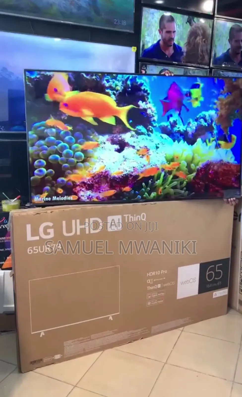 LG 65′′ Ur78 Ai Thinkq Smart Uhd HDR TV New Model