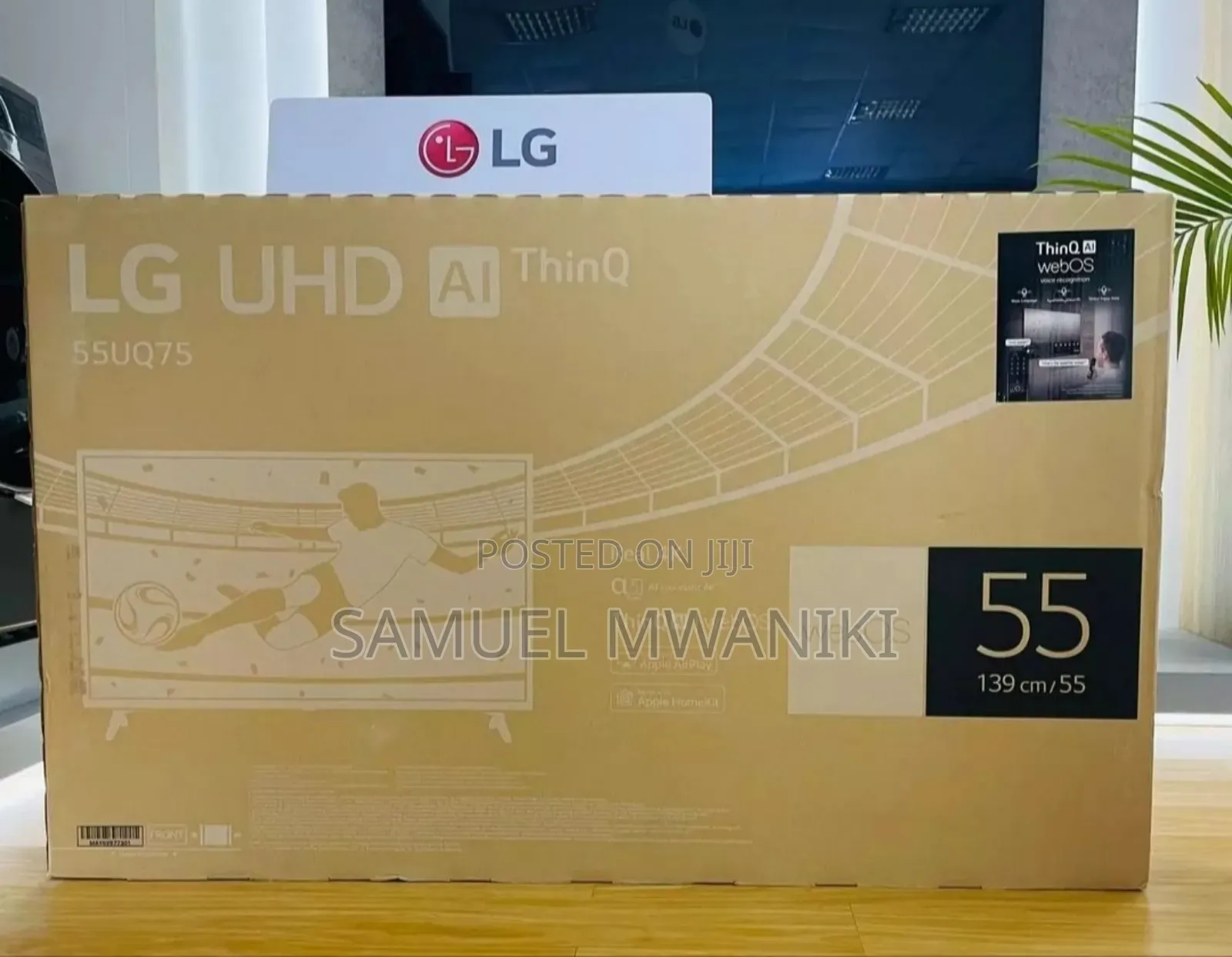 Lg 55" Uq75 Webos Smart Uhd Tv Active HDR Magic Remote