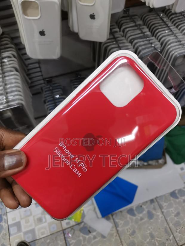 iPhone 11 Pro Red Silicone Case - thumbnail 3