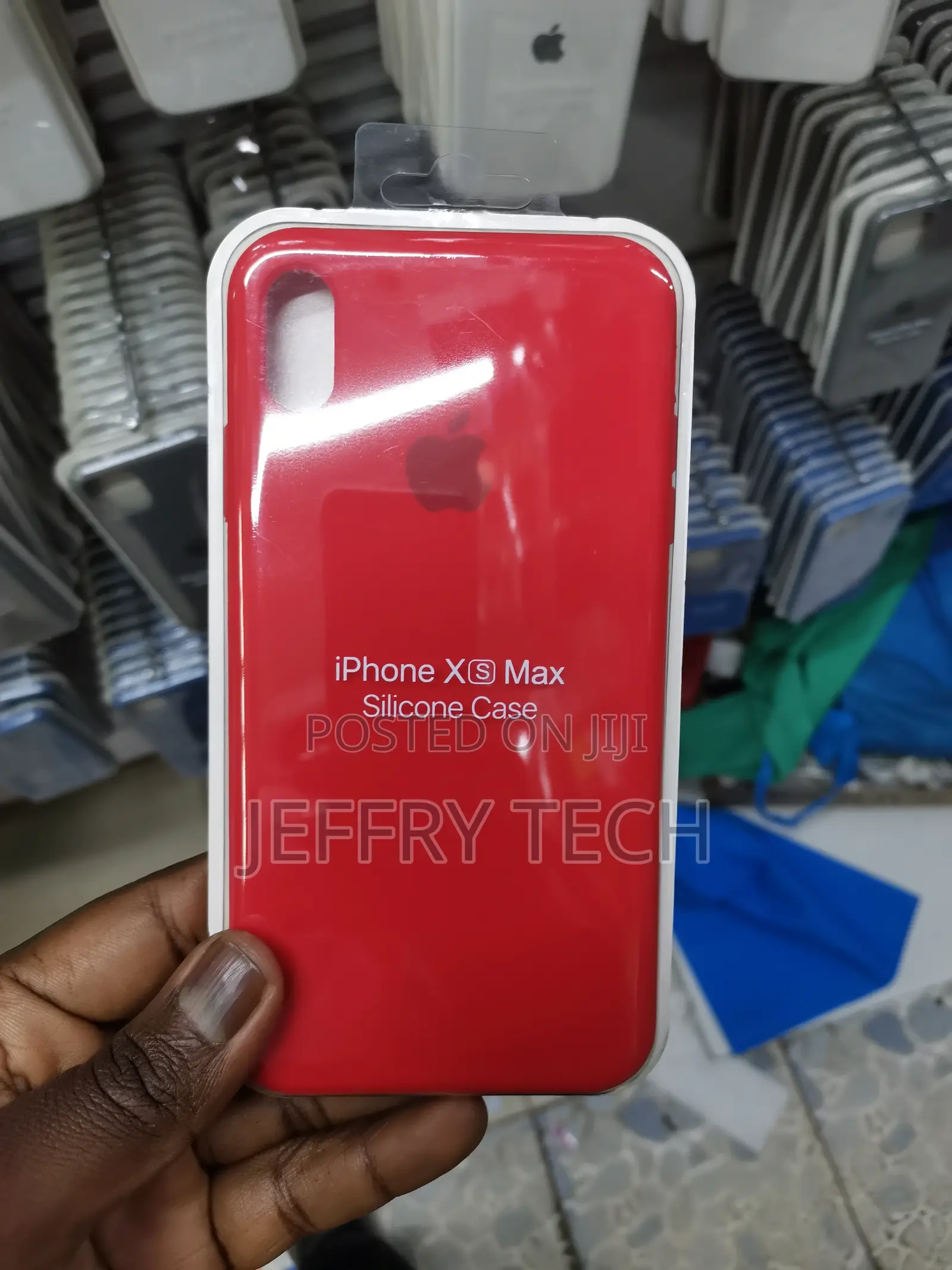 Red Original Silicone Case for Apple iPhone Xs Max