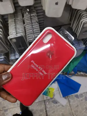 Red Original Silicone Case for Apple iPhone Xs Max