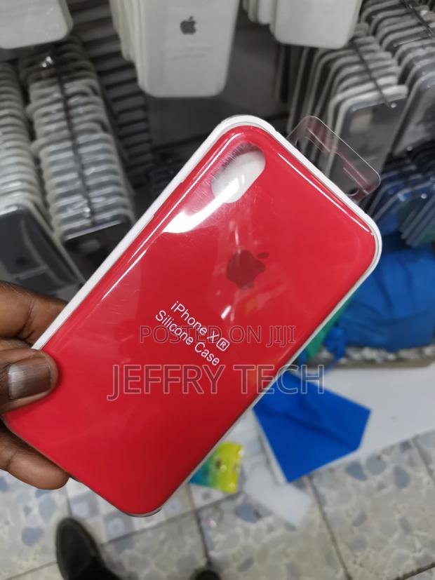 Red Original Silicone Case For Apple iPhone X - thumbnail 2