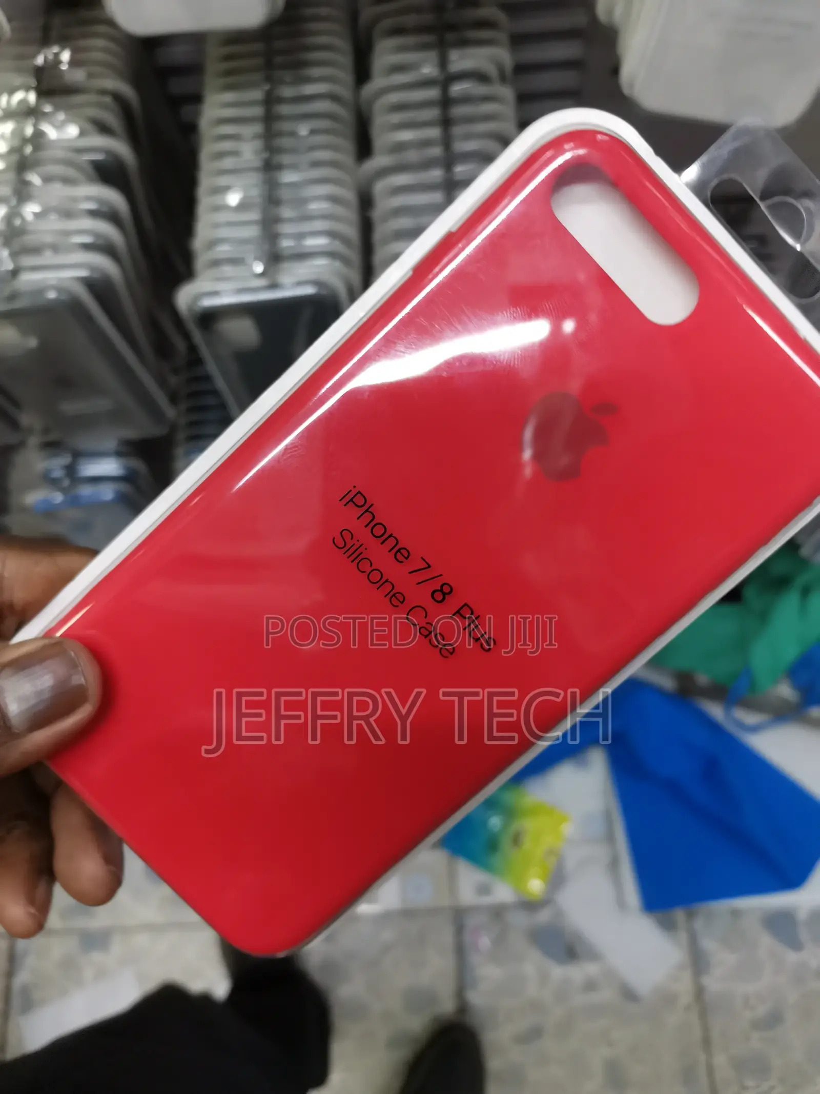 Silicone Case For Apple iPhone 7 Plus / 8 Plus Red